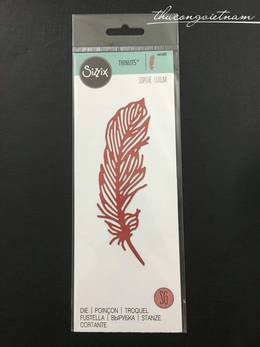 661682-Khuôn cắt Sizzix Thinlits Delicate Feather 